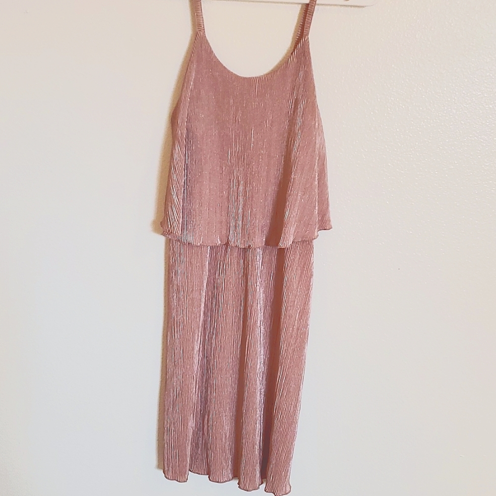 SHIMMERY PINK DRESS